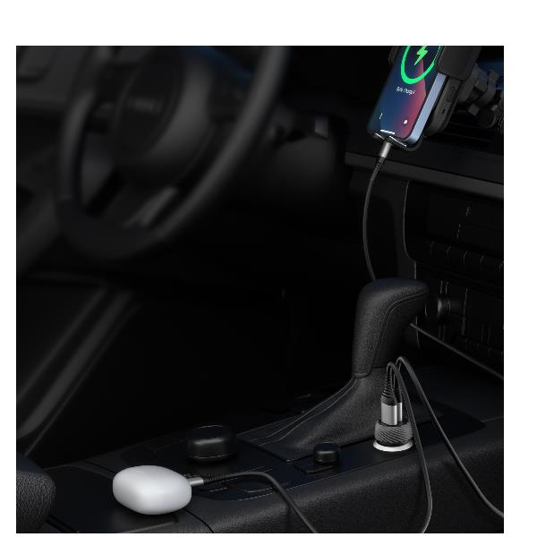 Celly CAR CHARGER USB-C USB-A 45W